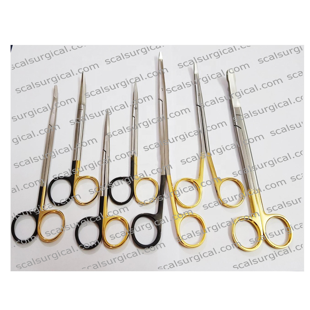 Solz Gold Tip Scissor Strong Bevel On Shank